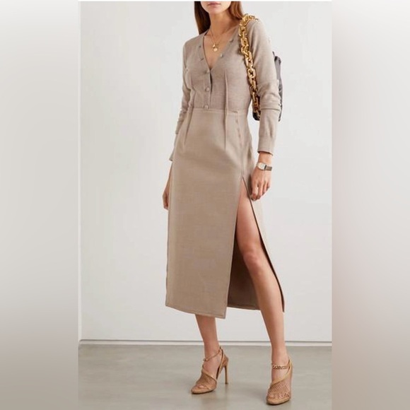 Altuzarra Dresses & Skirts - Altuzarra Cream Long Sleeve Sheath Dress